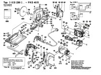 Bosch 0 603 236 042 Circular hand saw 240 V / GB Spare Parts